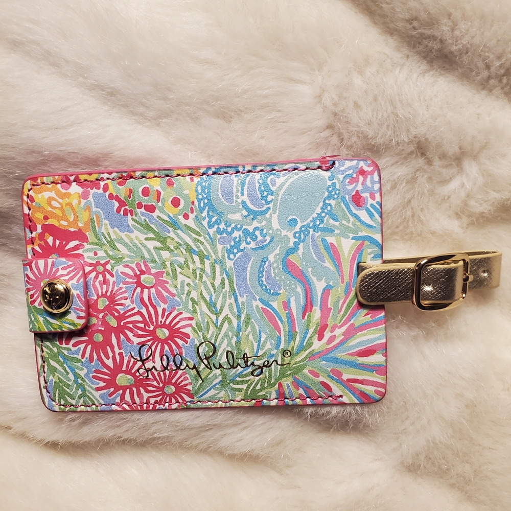 Lilly Pulitzer Floral Card Holder
